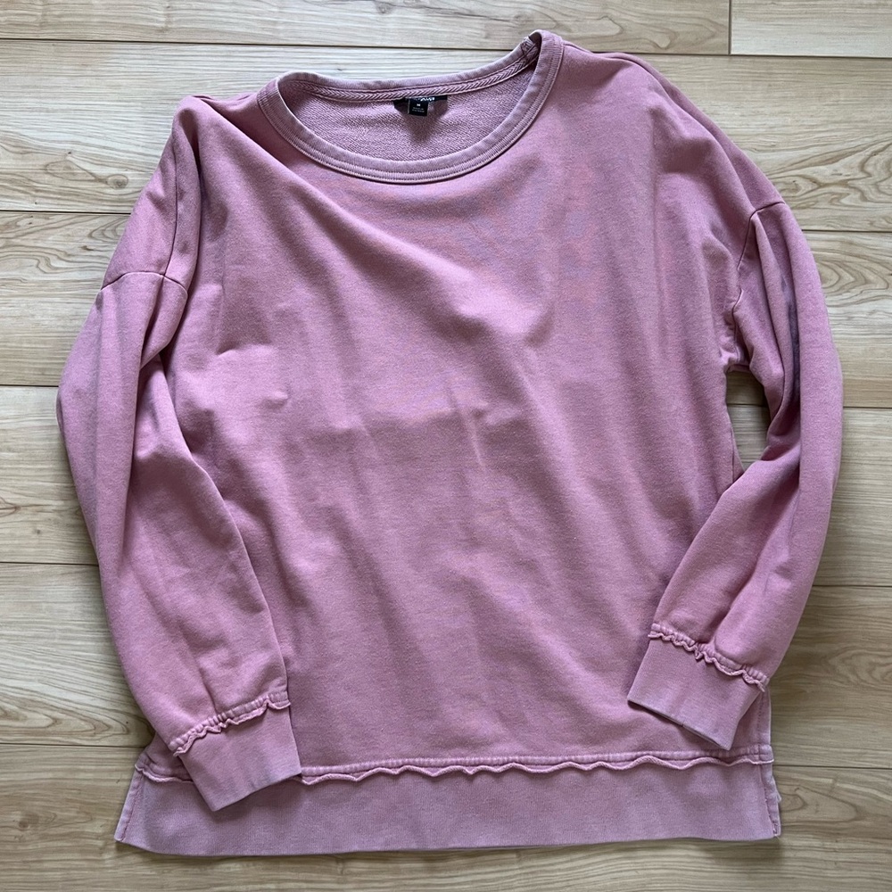 Rose pink sweatshirt, size M